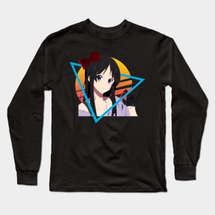 Ui and Jun's Supportive Harmony K-on! Sisterly Band Bond Shirt Long Sleeve T-Shirt